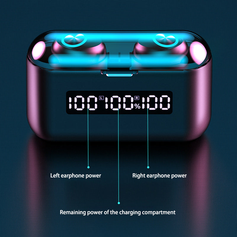 X35 TWS Wireless Bluetooth 5.1 Earphone Stereo Sound Headset with Digital Display Touch Control Sport Earbuds X35 TWS Wireless Bluetooth 5.1 Earphone Stereo Sound Headset with Digital Display Touch Control Sport Earbuds